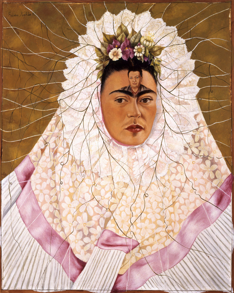 Frida Kahlo, Self-Portrait as a Tehuana (1943). © 2019 Banco de México Diego Rivera Frida Kahlo Museums Trust, Mexico, D.F. / Artists Rights Society (ARS), New York.
