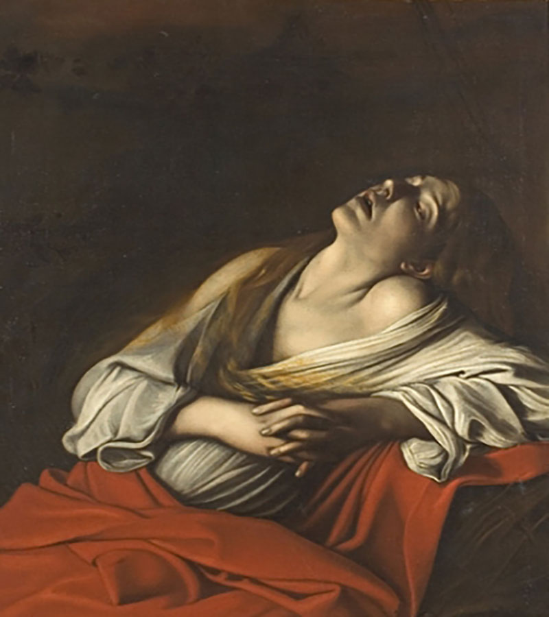 Caravaggio, Mary Magdalen in Ecstasy (1610).