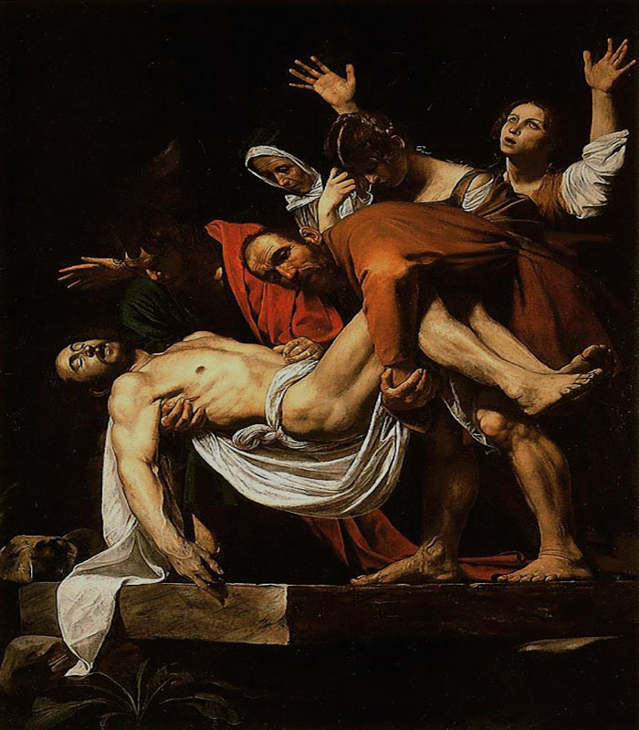Caravaggio, Entombment of Christ (1603).