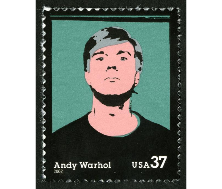 Andy Warhol, Self Portrait (1964). ©United States Postal Service