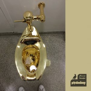 توالت طلا- مجسمه- آمریکا- موزه- ترامپ