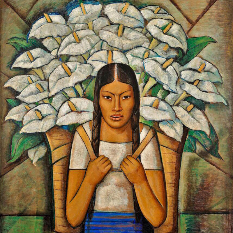 Alfredo Ramos Martínez, Calla Lily Vendor (Vendedora de Alcatraces) (1929)