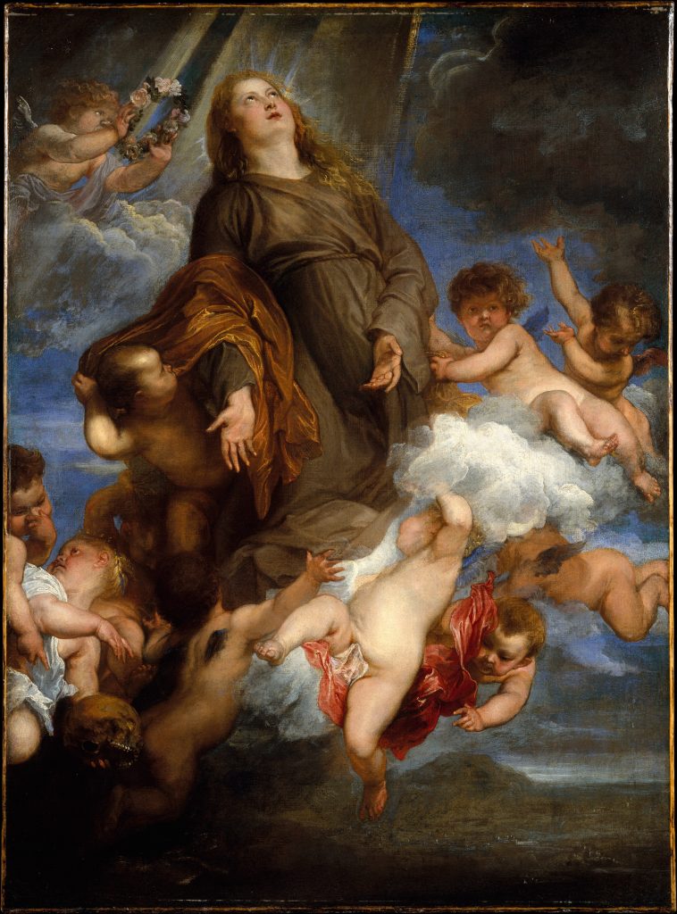 Anthony van Dyck, Saint Rosalie Interceding for the Plague-stricken of Palermo (1624). The painting was one of the Met’s inaugural 1871 purchases. Courtesy of the Metropolitan Museum of Art.