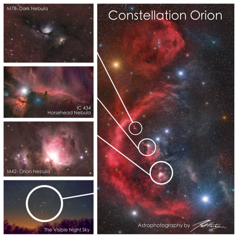 Highlights from Matt Harbison’s ORION Project (2015–20). Photo courtesy of the artist.
