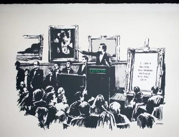 اثر Banksy اولین NFT در بازار هنر