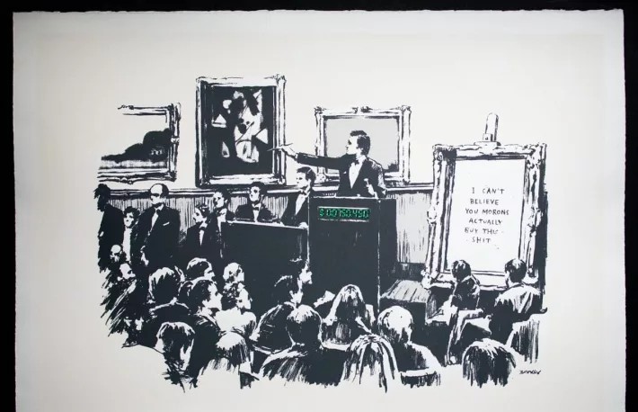 اثر Banksy اولین NFT در بازار هنر