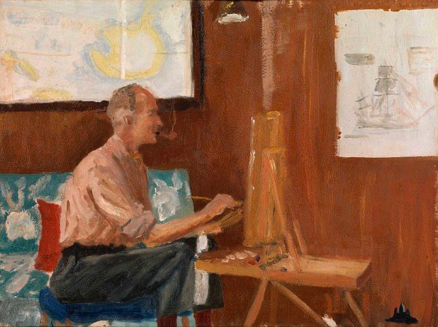 Prince Philip, Duke of Edinburgh, Portrait of the Artist (1956-57). Courtesy of the Royal Collection Trust