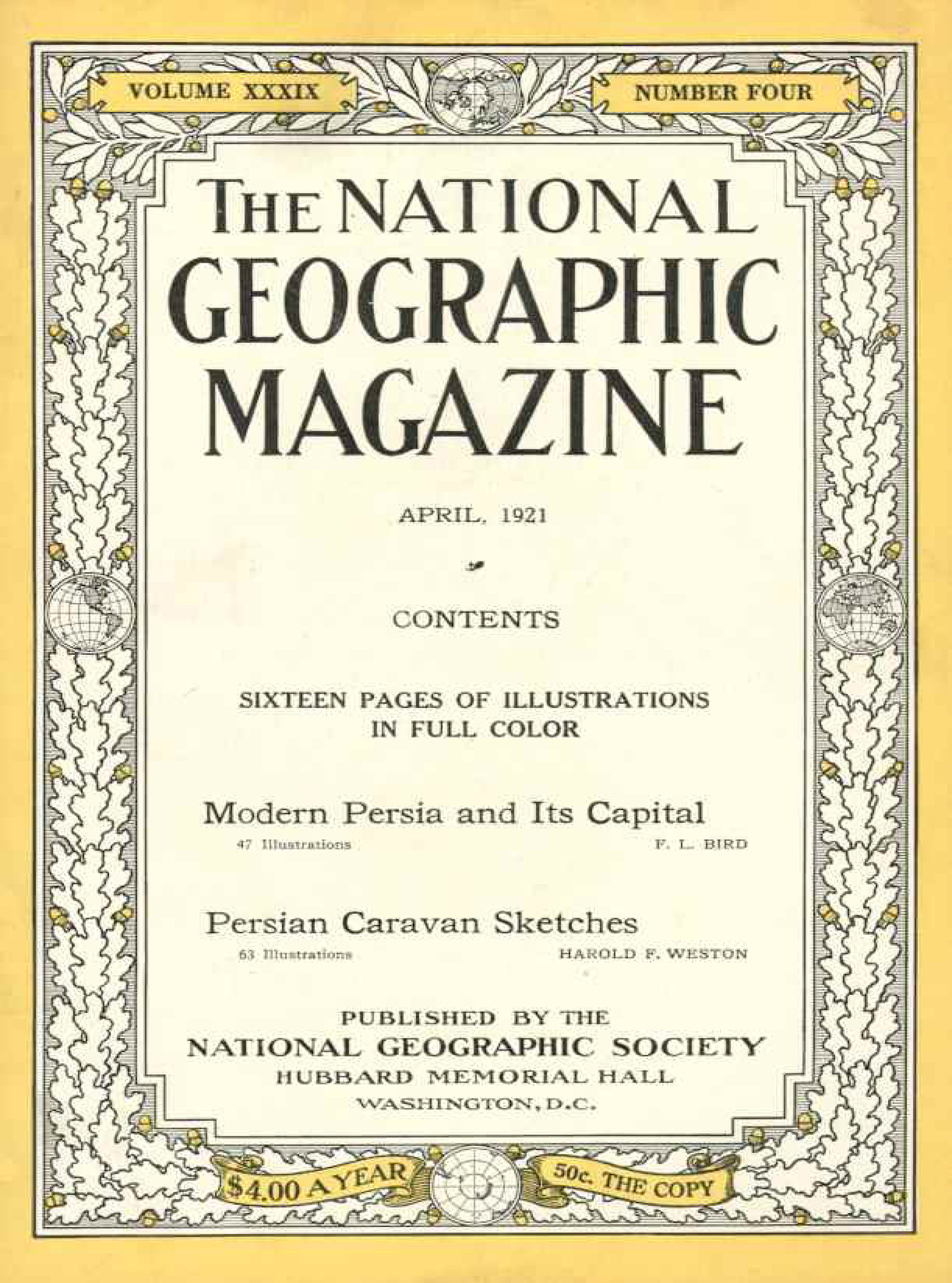 تصاویر مجله National Geographic از ایران در سال 1921